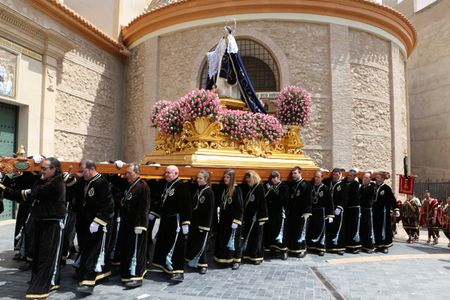 PROCESIN DEL ENCUENTRO EN LA CALLE DE LA AMARGURA 2017