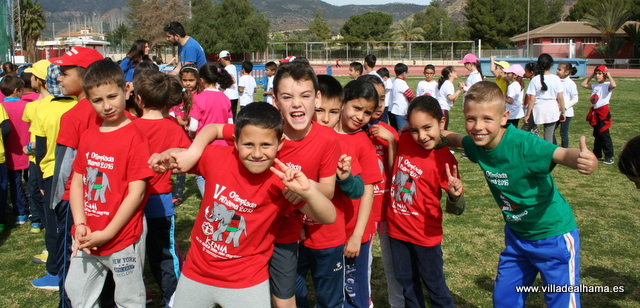Entrenamiento Olimpiadas escolares 2016 Primero y Segundo curso